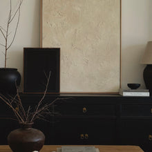 Load image into Gallery viewer, Quiet Earth Collection _ Framed Textured Canvas by Sarah Farinski _ Neutral Beige