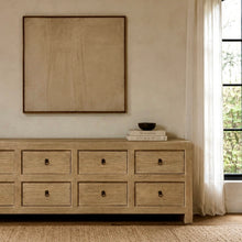 Load image into Gallery viewer, Organic Eight Drawer _ Low-Line Chest _ Blonde Elm