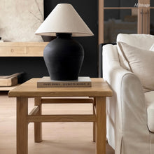 Load image into Gallery viewer, Oriental Lamp Table _ Large _ Honey Elm