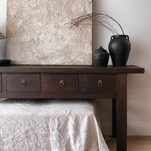Load image into Gallery viewer, Wabi-Sabi Hallway Table _ Antique Brown