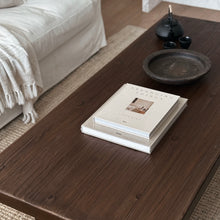 Load image into Gallery viewer, Wabi-Sabi Platform Coffee Table _ Antique Brown