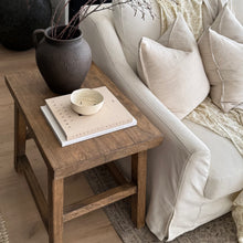 Load image into Gallery viewer, French Provincial Side Table _ XL _ Distressed Brown