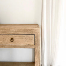 Load image into Gallery viewer, *Clearance Item* Organic Console _ Three Drawer + Shelf _ 160cm _ Blonde Elm