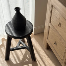 Load image into Gallery viewer, Provincial Worker Stool _ Textured Black