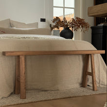 Load image into Gallery viewer, Farmhouse Skinny Bench _ Earthy Brown