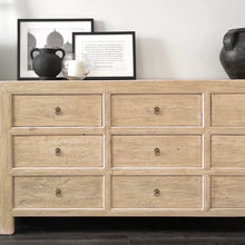 Load image into Gallery viewer, Organic Nine Drawer Chest _ Blonde Elm