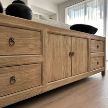 Load image into Gallery viewer, Farmhouse TV Unit _ Aged Elm