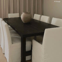 Load image into Gallery viewer, Heritage Farmhouse Dining Table _ 244cm _ Textured Black