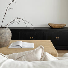 Load image into Gallery viewer, Provincial TV Unit _ 220cm _ Textured Black