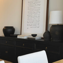 Load image into Gallery viewer, Provincial Luxe Buffet _ 230cm _ Textured Black