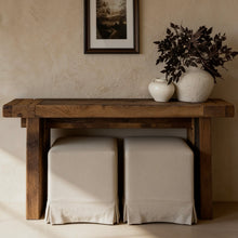 Load image into Gallery viewer, European Oak Hallway Table _ Natural