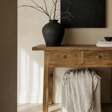 Load image into Gallery viewer, Ming Console _ Two Drawer _ 120cm _ Rustic Brown