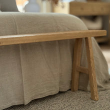 Load image into Gallery viewer, Bed Cover _ European Linen _ Natural