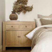 Load image into Gallery viewer, Organic Mini Sideboard _ 90cm _ Blonde Elm