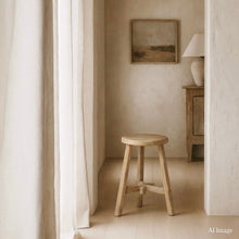 Load image into Gallery viewer, Organic Worker Stool _ Table _ Blonde Elm