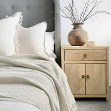 Load image into Gallery viewer, Organic Bedside Table _ Blonde Elm