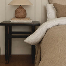 Load image into Gallery viewer, Oriental Side Table _ Rustic Black