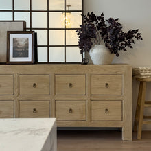 Load image into Gallery viewer, Organic Sideboard _ Ten Drawer _ Blonde Elm
