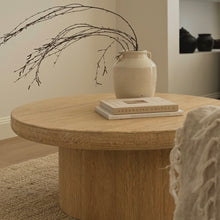 Load image into Gallery viewer, Honey Elm Platform Coffee Table _ 100cm