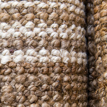Load image into Gallery viewer, Rug _ Organic Jute _ Stripe _ Natural & Ivory