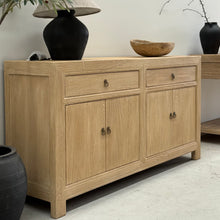 Load image into Gallery viewer, Organic Boho Sideboard _ 160cm _ Blonde Elm