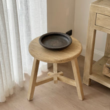 Load image into Gallery viewer, Organic Side Table _ Tri-Leg _ Blonde Elm