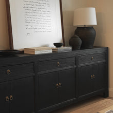 Load image into Gallery viewer, Provincial Luxe Buffet _ 230cm _ Textured Black