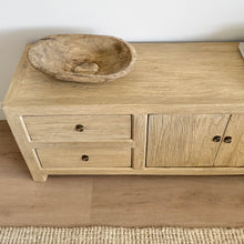 Load image into Gallery viewer, Organic Boho TV Unit _ Blonde Elm