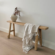 Load image into Gallery viewer, Organic Skinny Bench _ Warm Blonde Elm