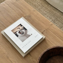 Load image into Gallery viewer, American Farmhouse Platform Coffee Table _ Honey Elm _ 2 Sizes