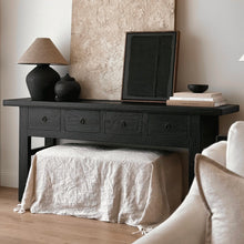 Load image into Gallery viewer, Heritage Hallway Table _ Textured Black