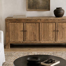 Load image into Gallery viewer, Authentic Antique Sideboard _ Raw Natural Elm _ 189cm