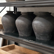 Load image into Gallery viewer, Antique Pot _ Stone Black