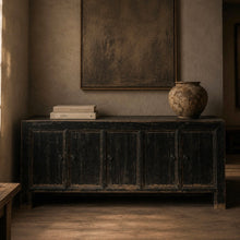 Load image into Gallery viewer, Authentic Oriental Sideboard _ 186cm _ Rustic Black