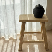 Load image into Gallery viewer, Organic Worker Stool _ Rectangle _ Blonde Elm