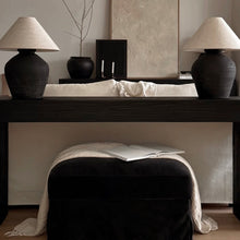 Load image into Gallery viewer, Platform Hallway Table _ Textured Black