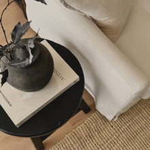Load image into Gallery viewer, Provincial Boho Side Table _ Distressed Black