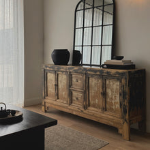 Load image into Gallery viewer, Authentic Antique Sideboard _ Distressed Elm _ 190cm