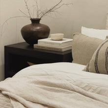 Load image into Gallery viewer, Heritage Bedside Table _ XL _ Textured Black