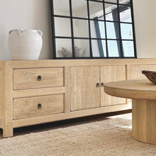 Load image into Gallery viewer, Organic Boho TV Unit _ Blonde Elm