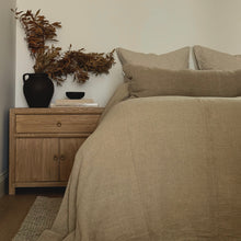 Load image into Gallery viewer, Farmhouse Bedside Table _ 70cm _ Aged Elm