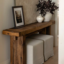 Load image into Gallery viewer, European Oak Hallway Table _ Natural