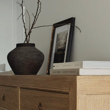 Load image into Gallery viewer, Vintage Pot _ Charcoal Brown
