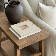 Load image into Gallery viewer, French Provincial Side Table _ XL _ Distressed Brown