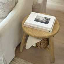 Load image into Gallery viewer, Organic Side Table _ Tri-Leg _ Blonde Elm