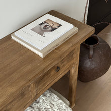 Load image into Gallery viewer, Ming Console _ Two Drawer _ 120cm _ Rustic Brown