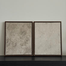 Load image into Gallery viewer, Ancient Ruin Collection by Impreshens _ Framed Textured Canvas _ Mini _ Earthy Grey (Marble Effect)