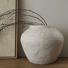 Load image into Gallery viewer, Organic Textured Pot _ White _ 2 Sizes