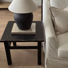 Load image into Gallery viewer, Oriental Lamp Table _ Large _ Distressed Black