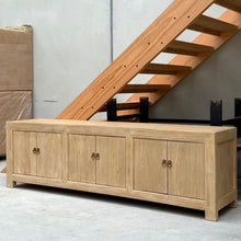 Load image into Gallery viewer, Organic TV Unit _ Six Door _ Blonde Elm _ 2 Sizes